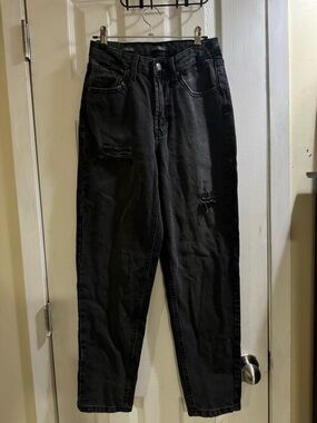 Wild Fable Women’s Black Distressed Denim Jeans size 0 Nwt